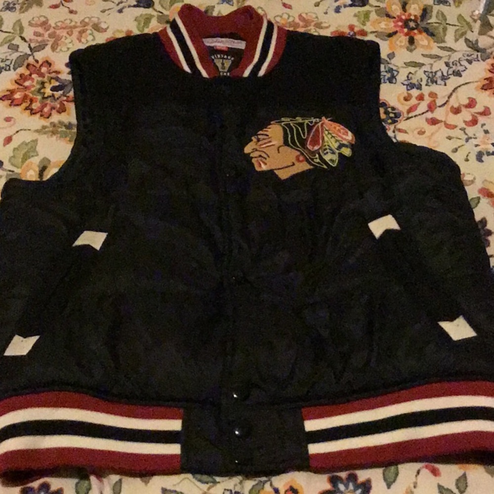 Mitchell & Ness vintage Blackhawks vest